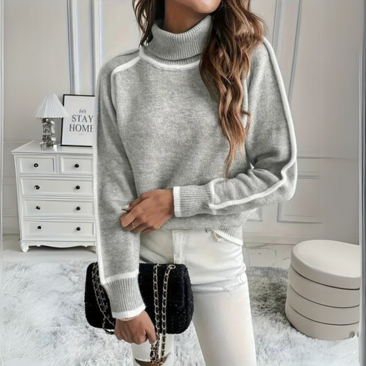 AURORA | Elegancki sweter z golfem