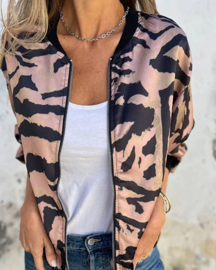 DARALA | Trendy Printed Bomber Jacket