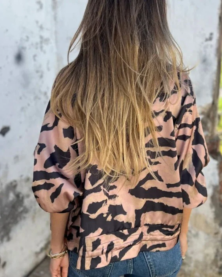 DARALA | Trendy Printed Bomber Jacket