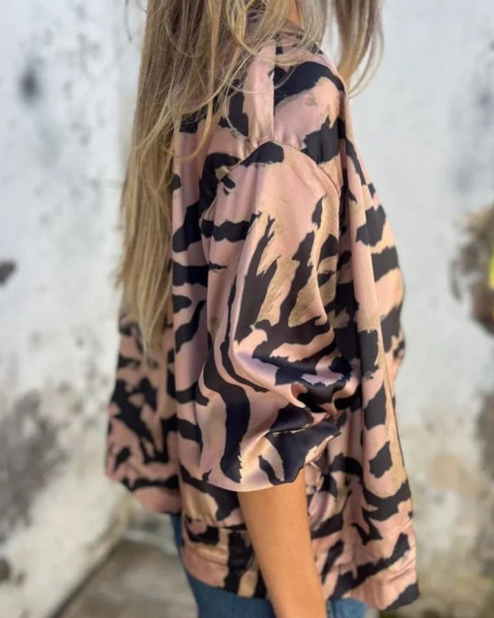 DARALA | Trendy Printed Bomber Jacket