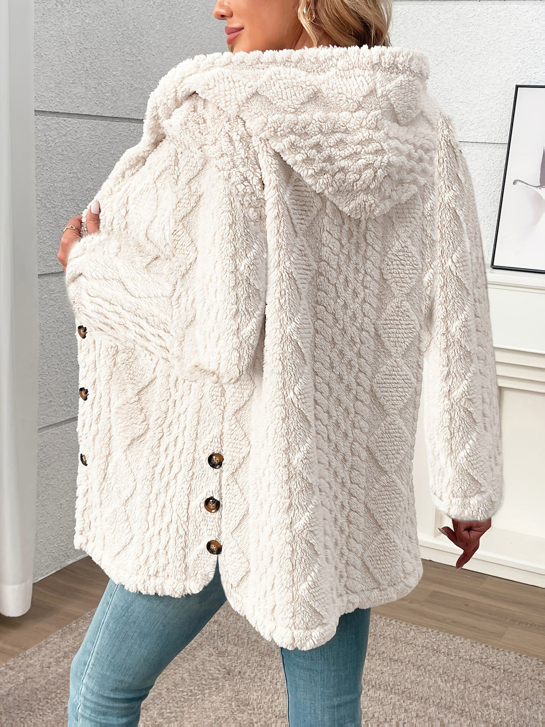CELINE | Miękka kamizelka Teddy