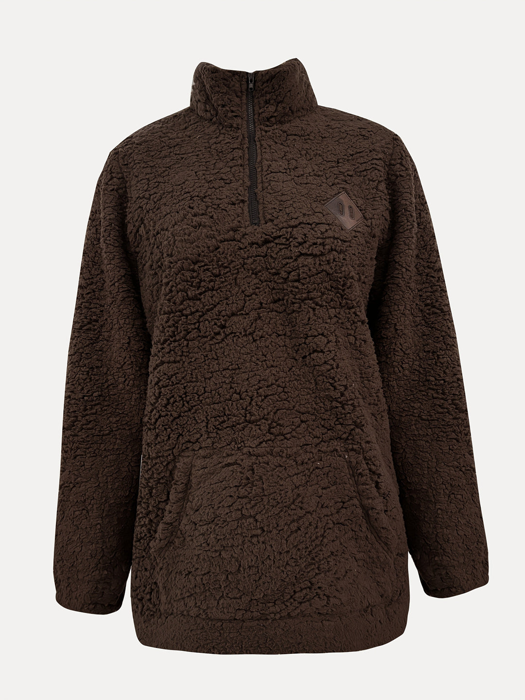 NOREEN | Sweter Teddy z Zamkiem