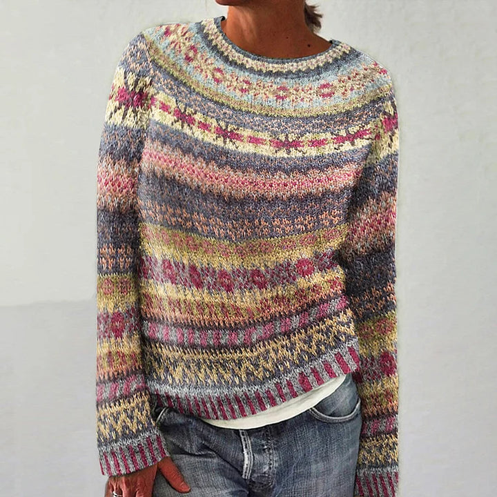 Anna | Retro Island Wool Sweater