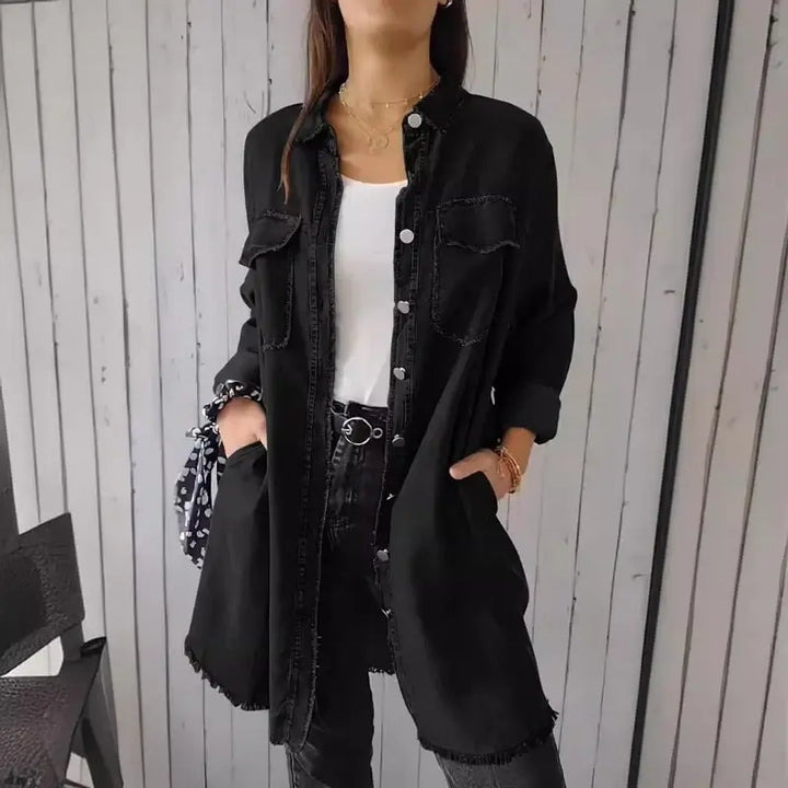 MARIE | Casual Denim Shirt Jacket
