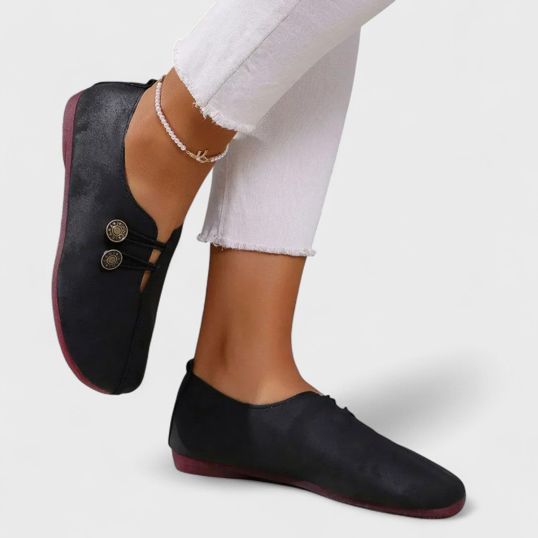 Lydia | Zamszowe ortopedyczne loafersy