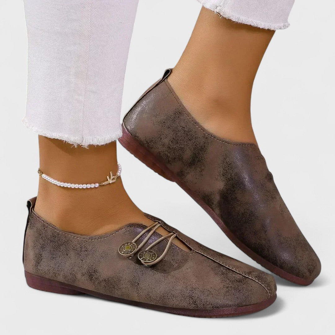 Lydia | Zamszowe ortopedyczne loafersy