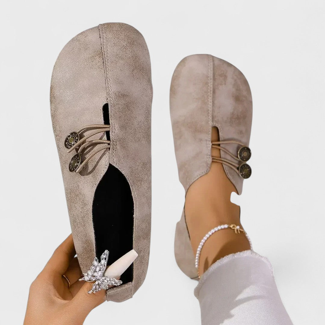 Lydia | Zamszowe ortopedyczne loafersy