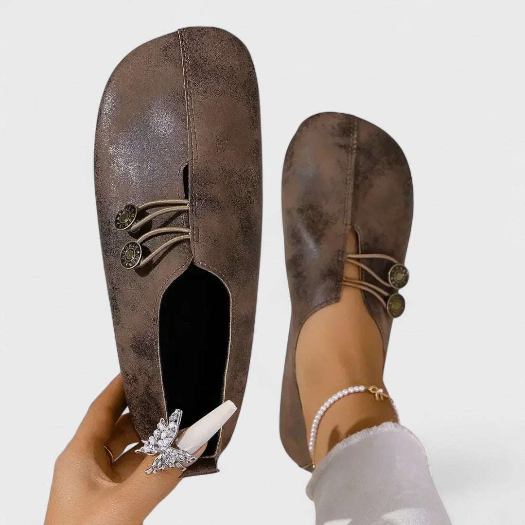 Lydia | Zamszowe ortopedyczne loafersy