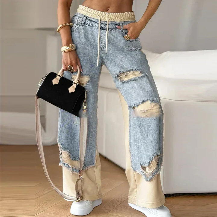 ANASTAZIA | 2-in-1 Layered Jeans
