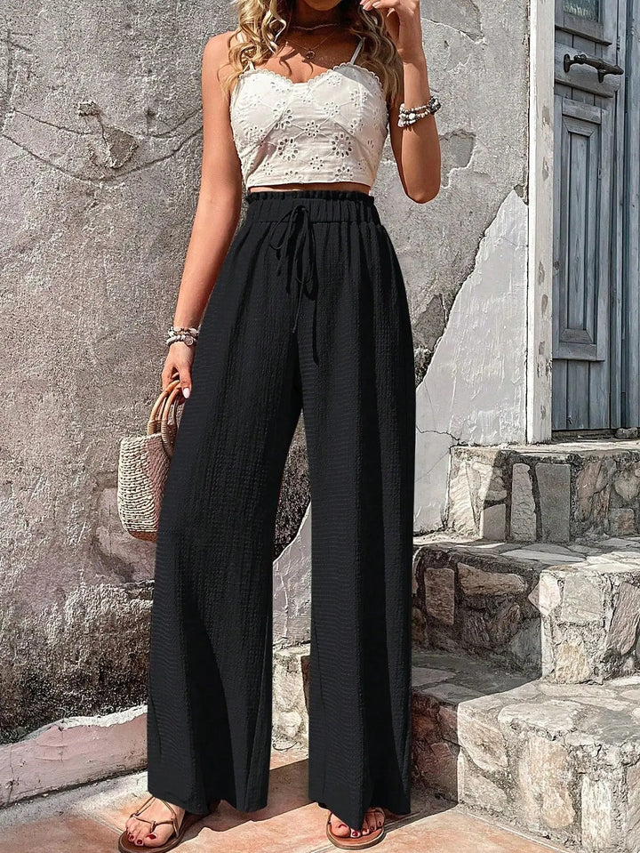 PAULA | Lekka Letnia Casual Spodnie