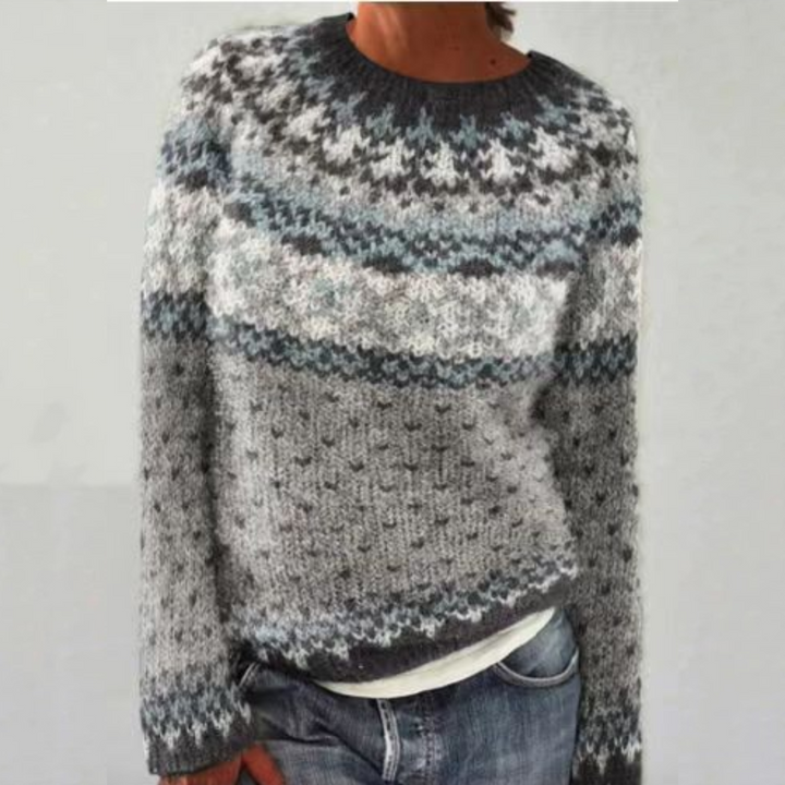Bożena | Vintage Island Wool Sweater