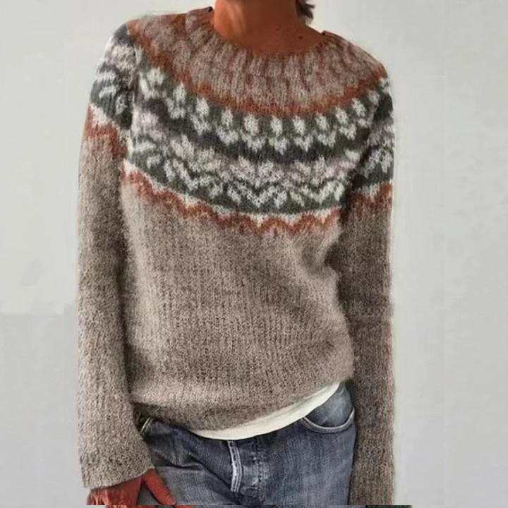 Małgorzata | Vintage Island Wool Sweater