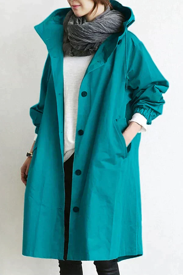 DORO | Oversized Trench Coat with Hood