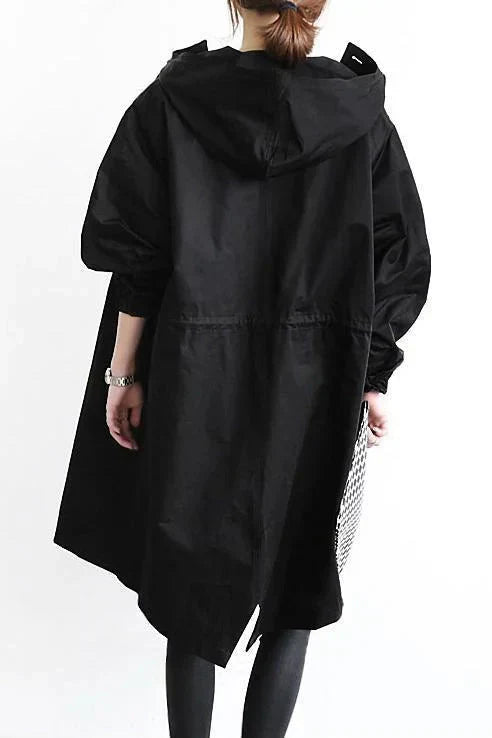 DORO | Oversized Trench Coat with Hood