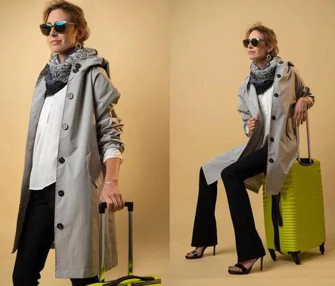 DORO | Oversized Trench Coat with Hood