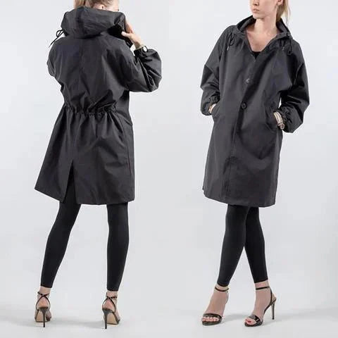 DORO | Oversized Trench Coat with Hood
