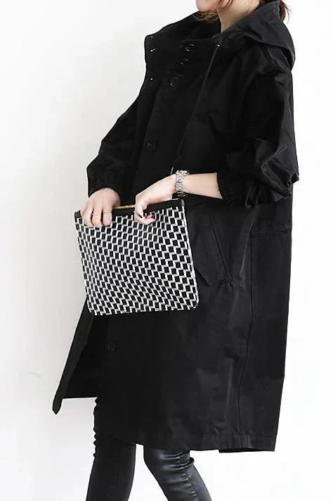 DORO | Oversized Trench Coat with Hood