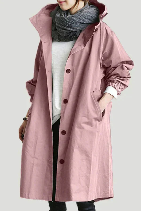 DORO | Oversized Trench Coat with Hood