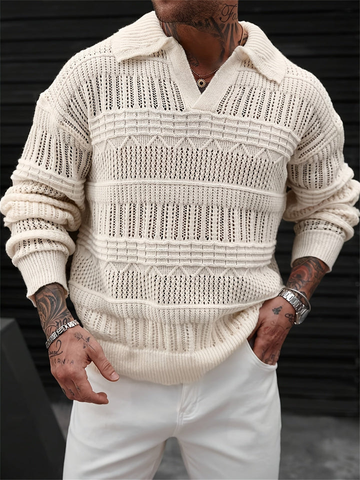 Wesley | Sweter z długim rękawem i wycięciami