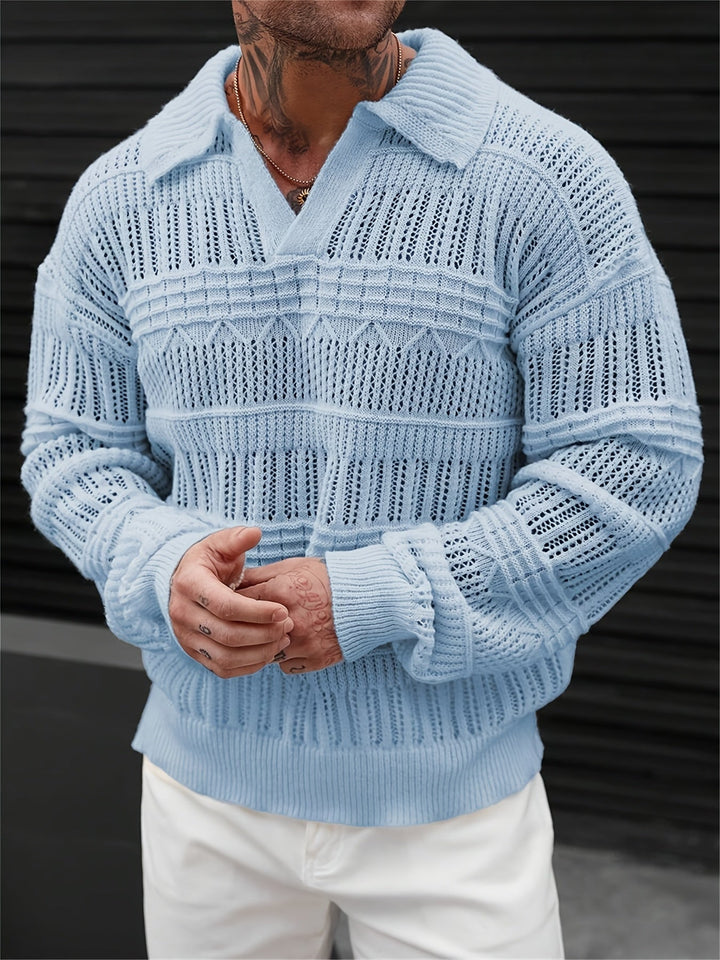 Wesley | Sweter z długim rękawem i wycięciami
