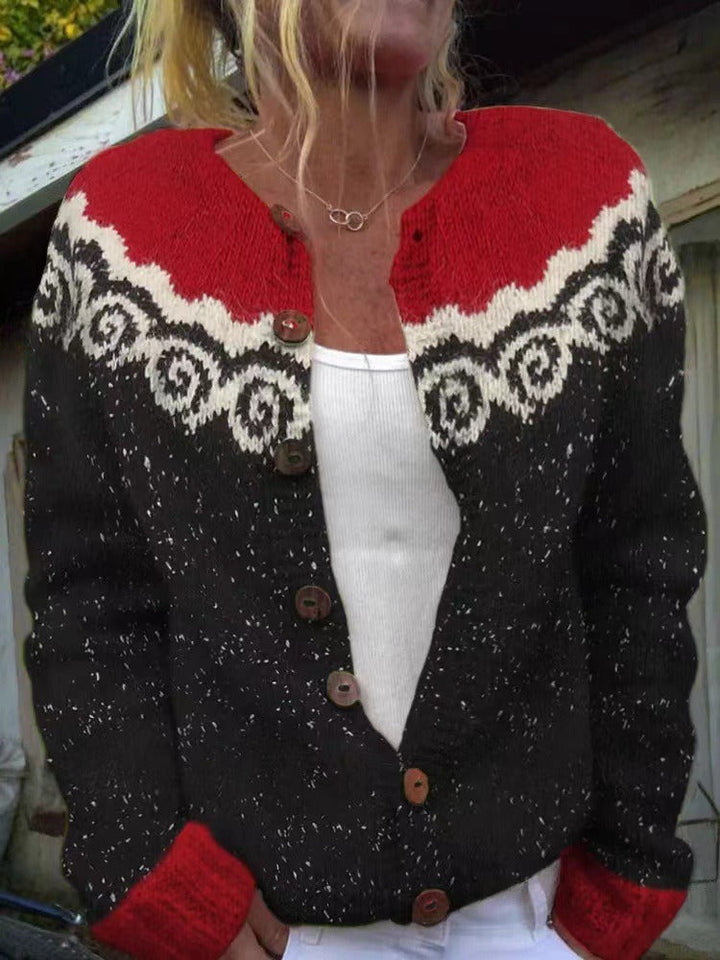 Klaudia | Vintage Islandzki Sweter z Wełny