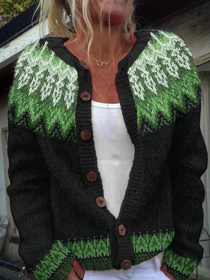 Marlena | Vintage Islandzki Sweter z Wełny