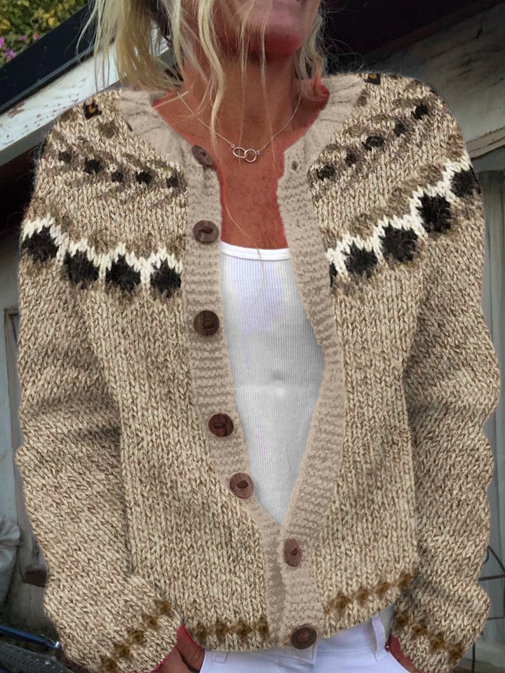 Ally | Vintage Islandzki Sweter z Wełny