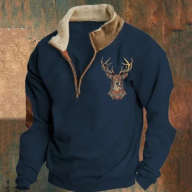 Christos | Sweter z detalem jelenia