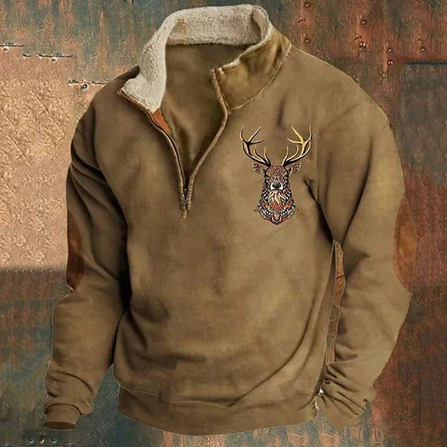 Christos | Sweter z detalem jelenia