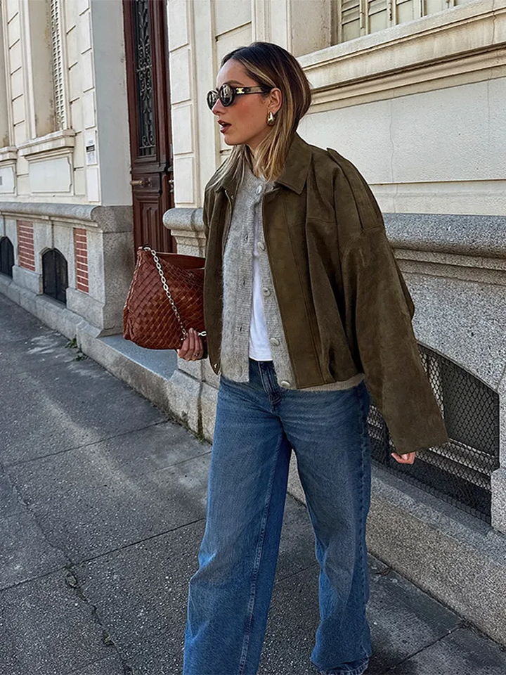MIAH | Modna Oversized Kurtka na Wiosnę