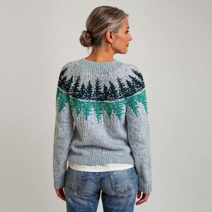 Elżbieta | Vintage Island Wool Sweater