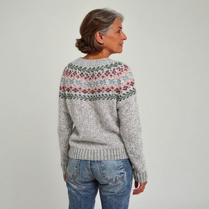 Marlena | Retro Island Wool Sweater