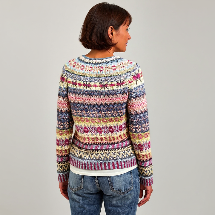 Anna | Retro Island Wool Sweater