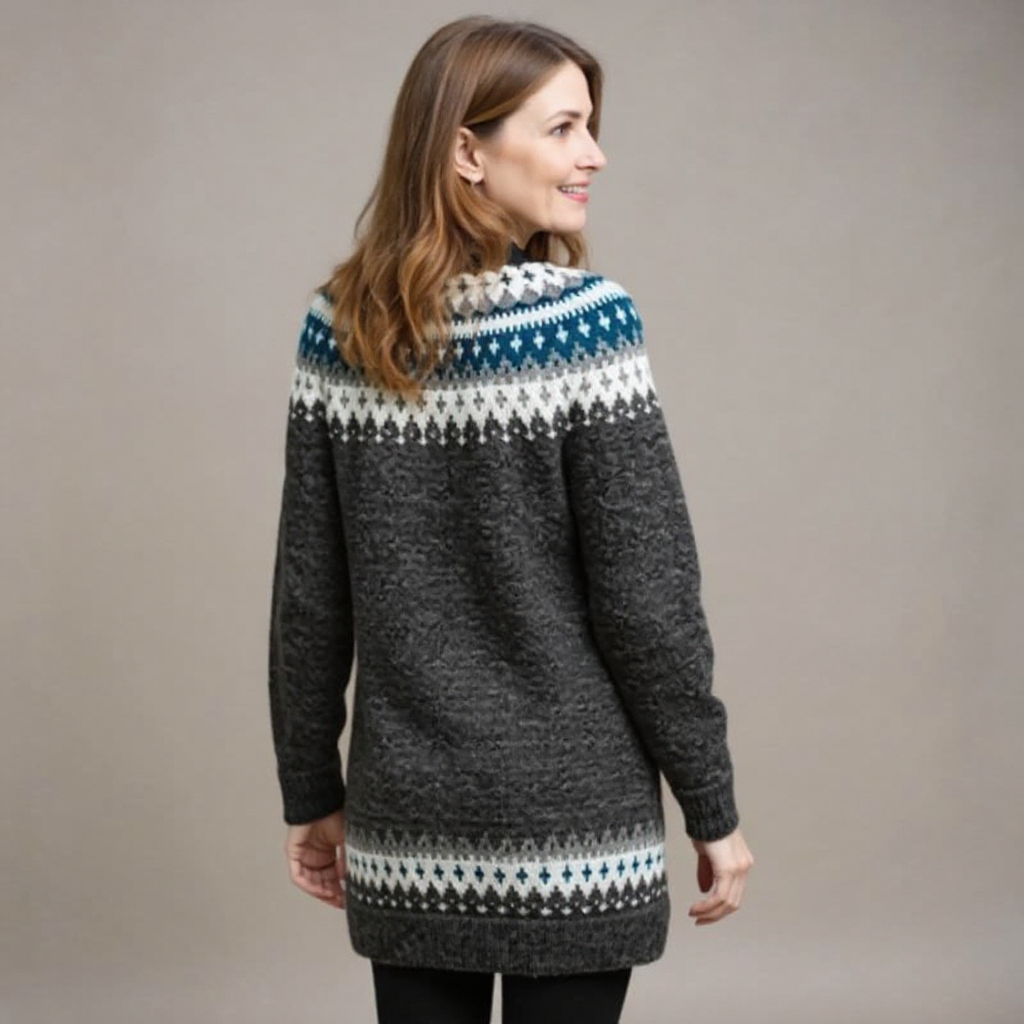 Izabela | Retro Island Wool Sweater