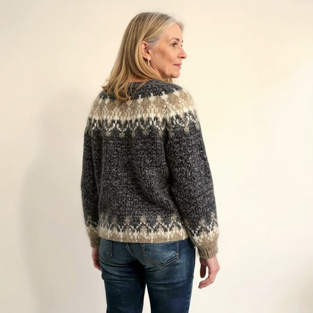 Klaudia | Vintage Island Wool Sweater