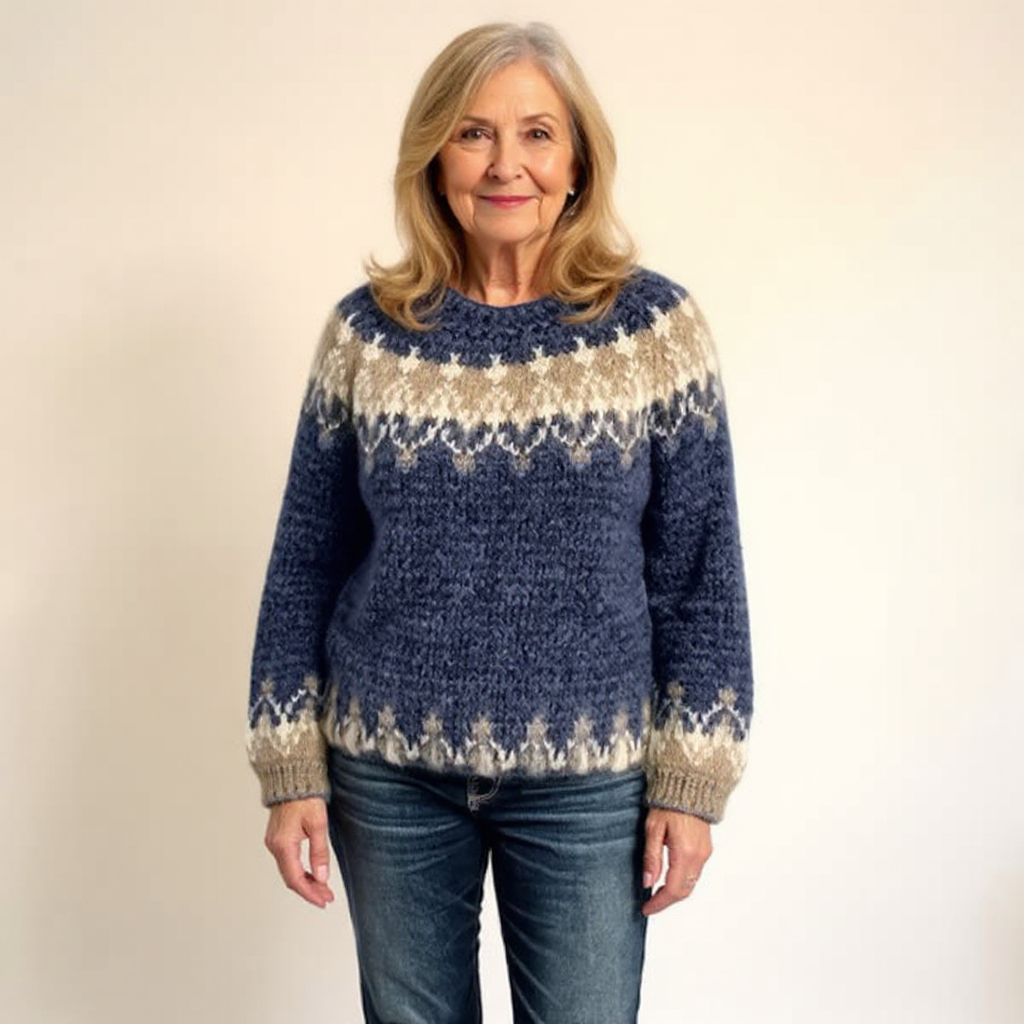 Klaudia | Vintage Island Wool Sweater