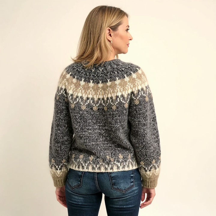 Klaudia | Vintage Island Wool Sweater