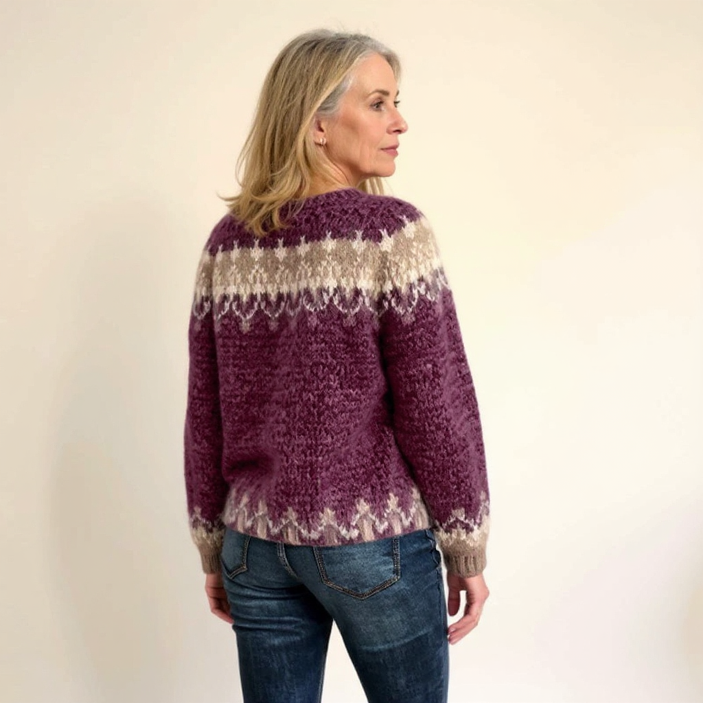 Klaudia | Vintage Island Wool Sweater