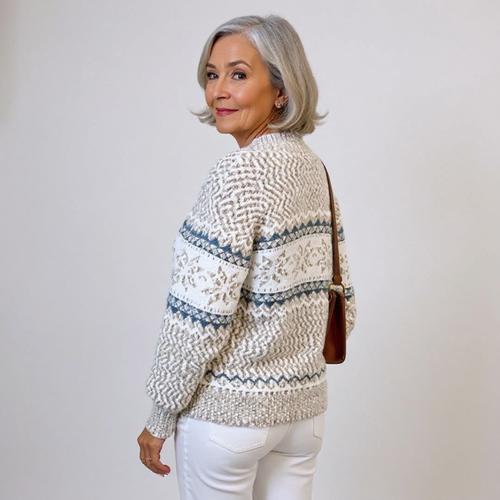 Patrycja | Vintage Island Wool Sweater