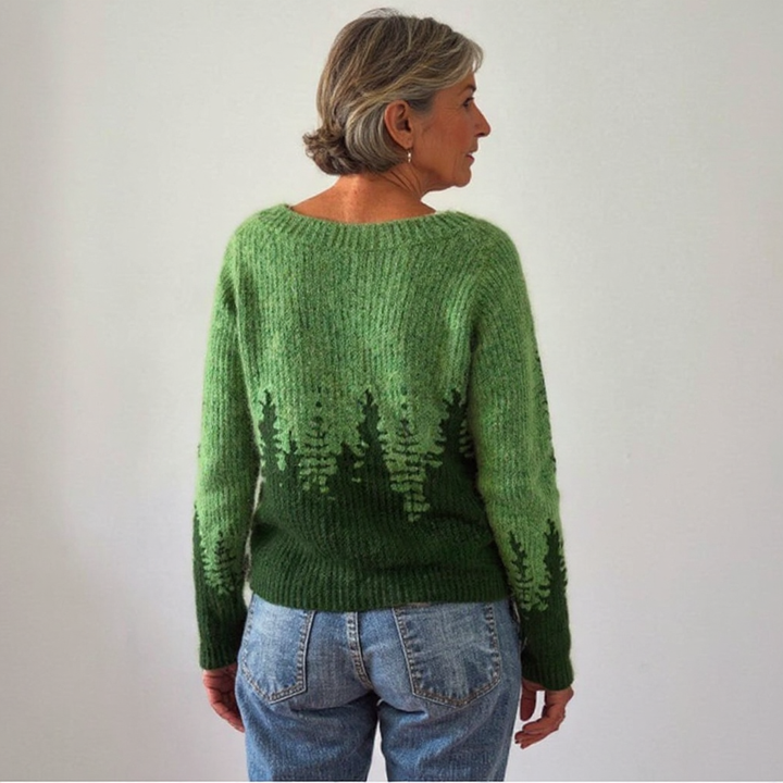 Grażyna | Vintage Island Wool Sweater