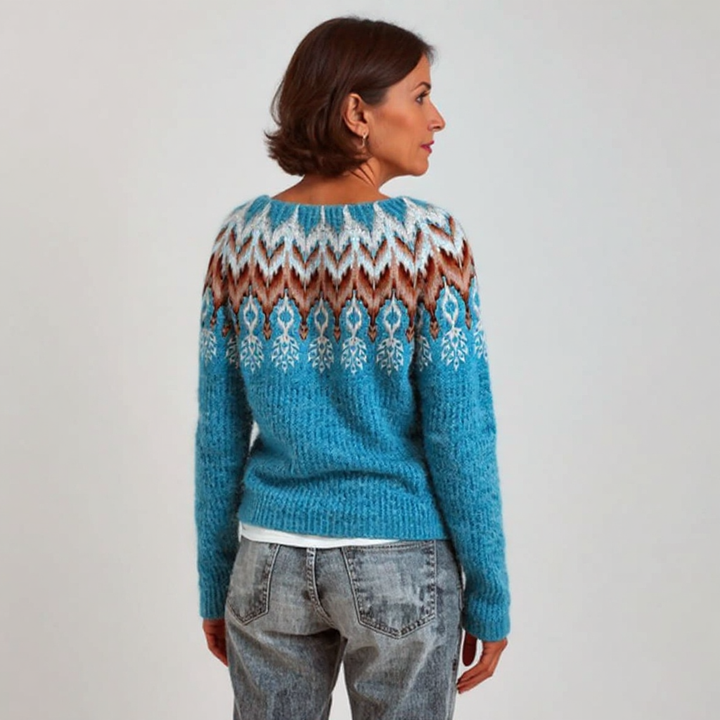 Katarzyna | Vintage Island Sweater in Wool