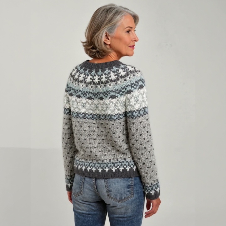 Bożena | Vintage Island Wool Sweater