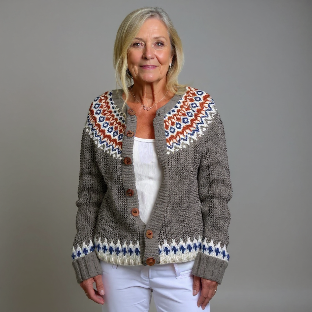 Barbara | Vintage Islandzki Sweter z Wełny