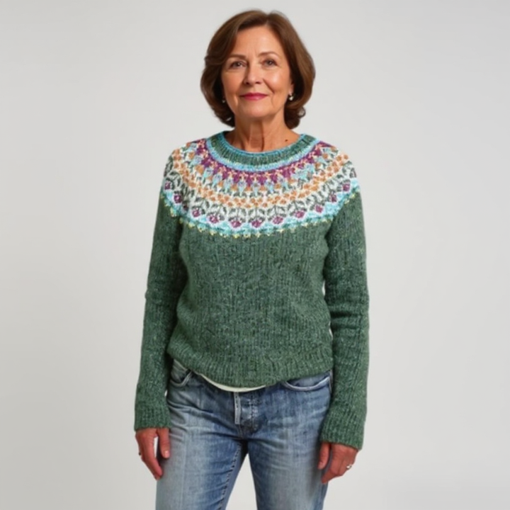 Teresa | Vintage Island Wool Sweater