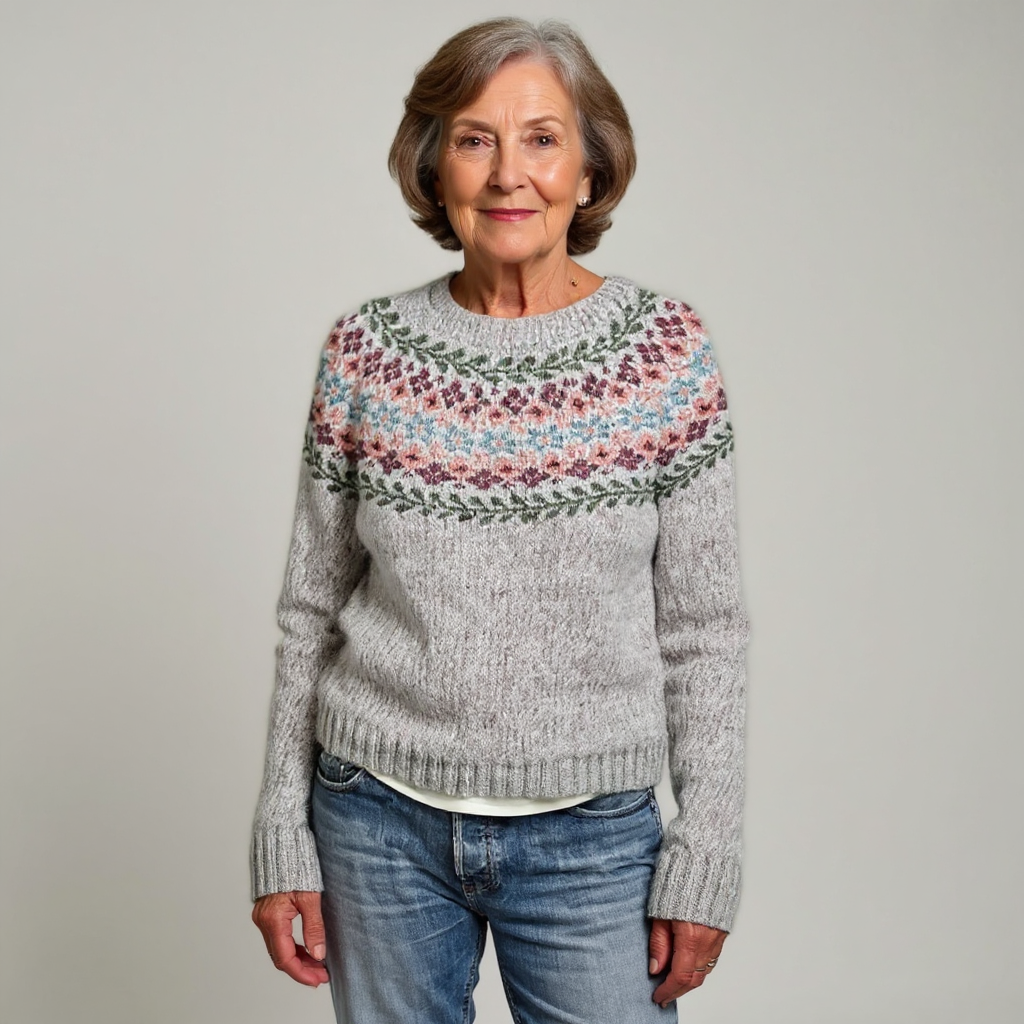 Marlena | Retro Island Wool Sweater