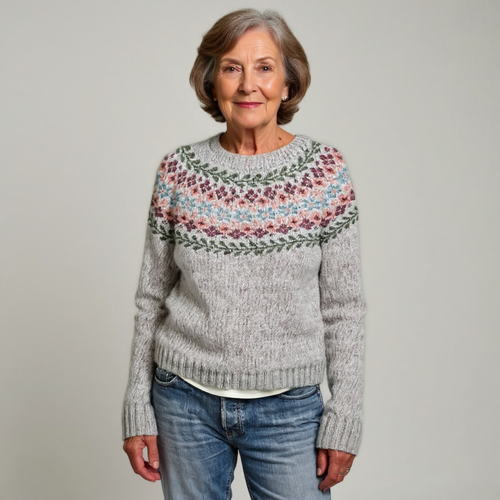 Marlena | Retro Island Wool Sweater