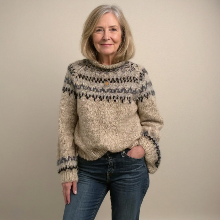 Barbara | Vintage Island Wool Sweater