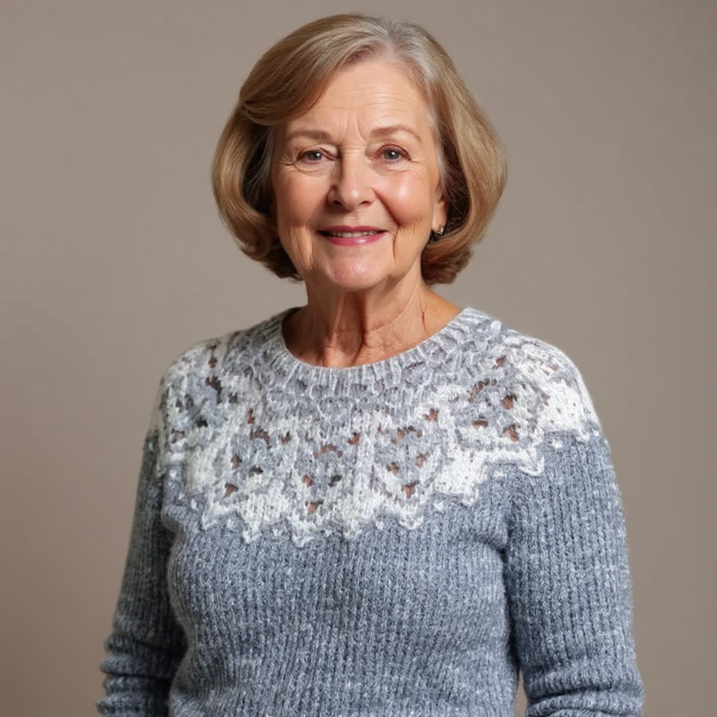 Halina | Vintage Island Wool Sweater