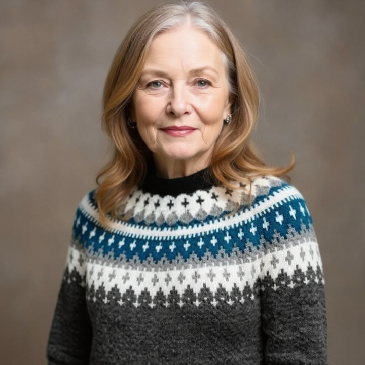 Izabela | Retro Island Wool Sweater