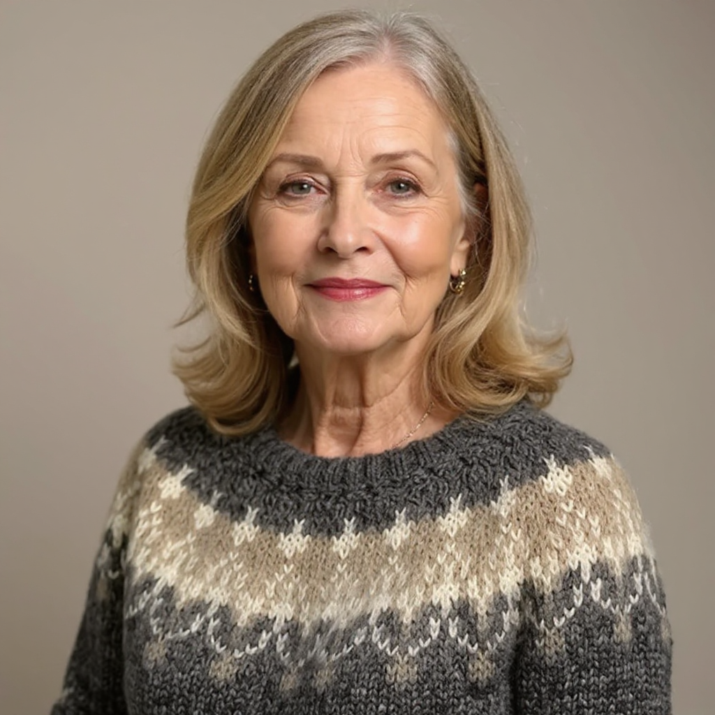 Klaudia | Vintage Island Wool Sweater